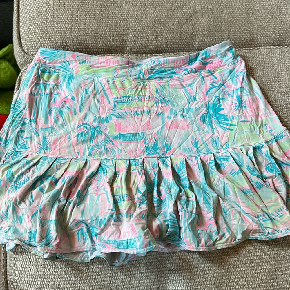 Lilly Pulitzer pleated skort size L